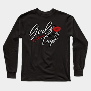 California Girls Trip 2024 Reunion Besties Summer Vacation Long Sleeve T-Shirt